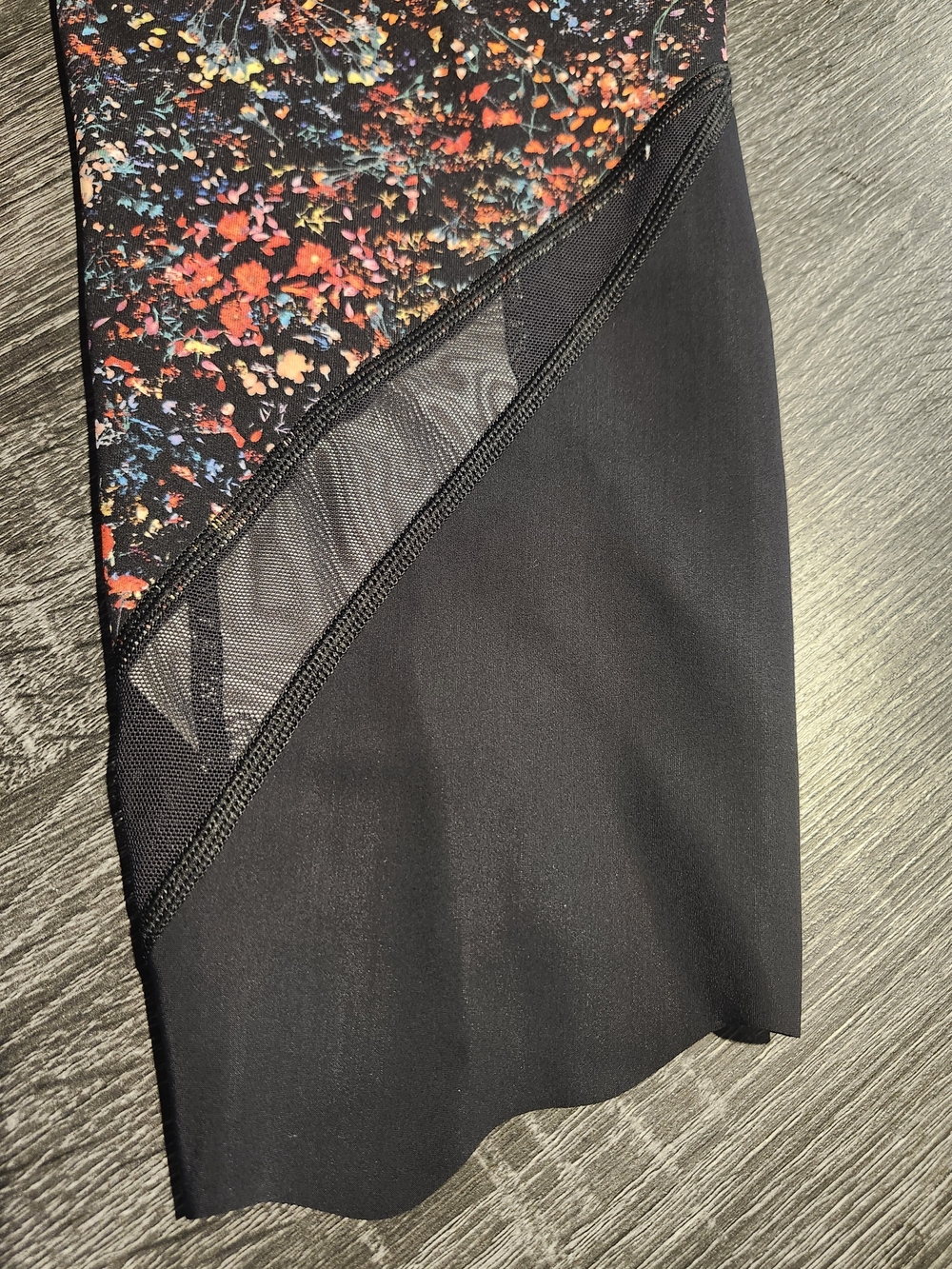 lululemon athletica Black Splatter Print Leggings with Multicolor Accents - Picture 5 of 5